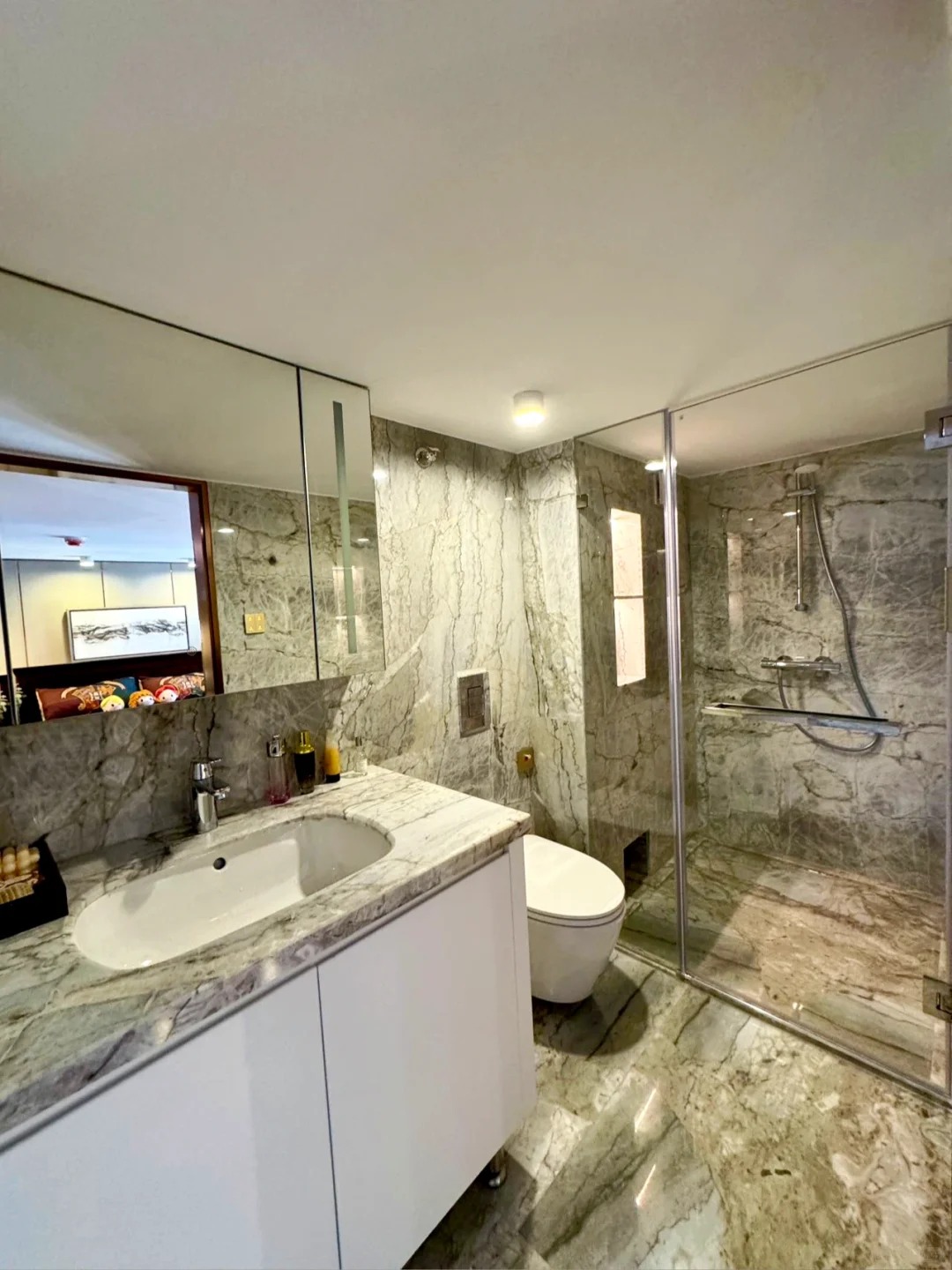 瀛海100㎡现代轻奢整装实景 配图 3