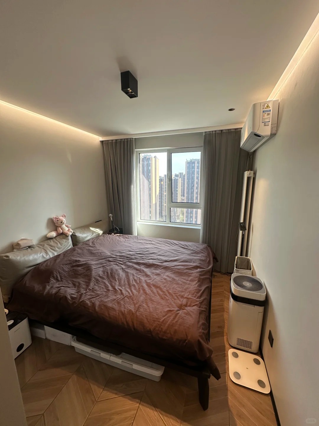 榆垡空港大两居：现代简约风格装修案例 配图 5