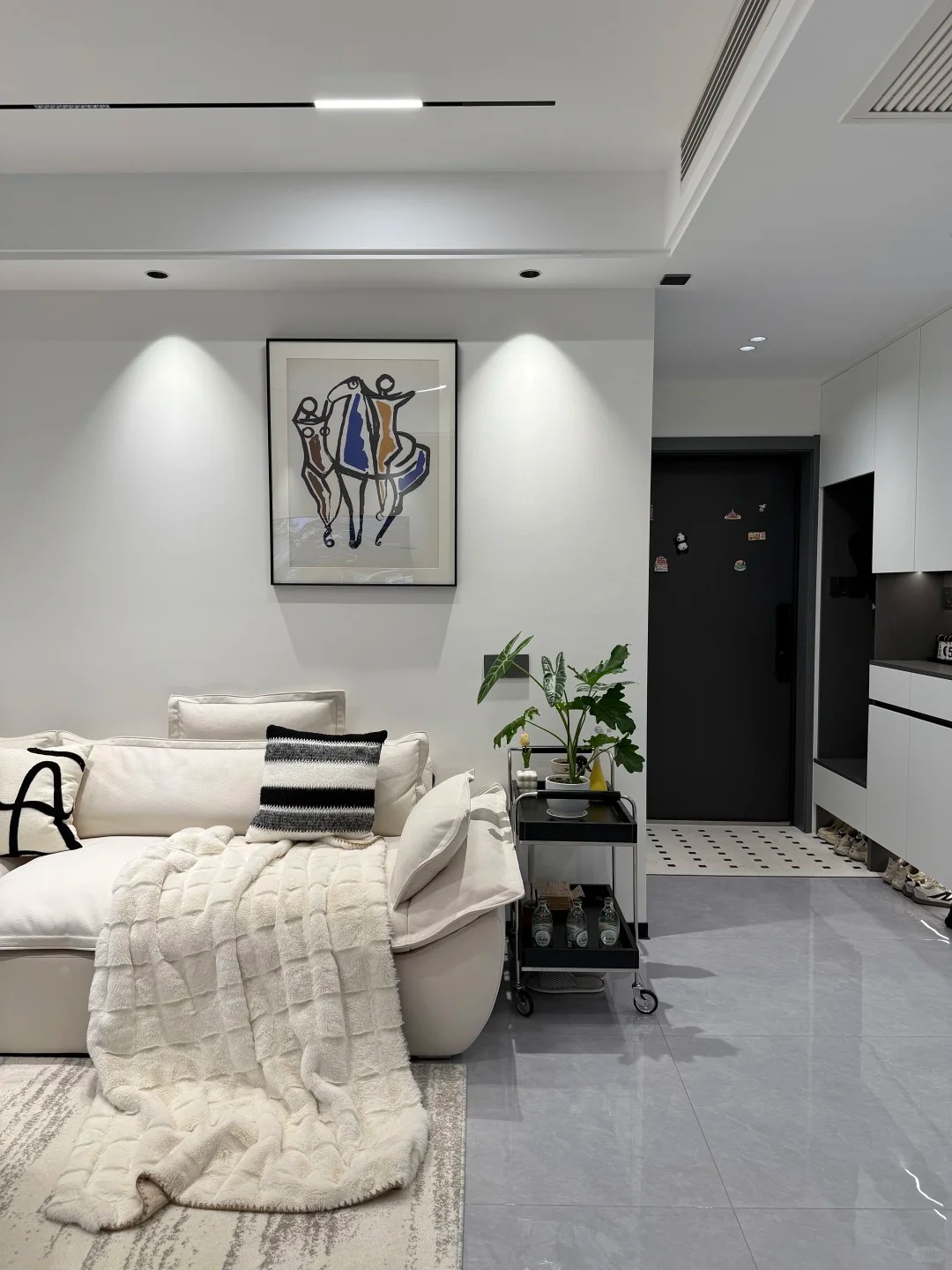 长子营120㎡三居：自己动手的现代简约家 配图 10